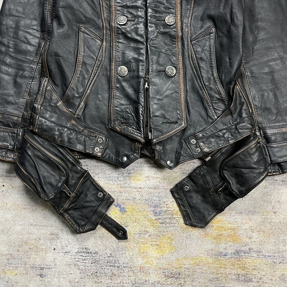 PPFM Very Rare PPFM Napoleon leather jacket vkei style Size US M / EU 48-50 / 2 - 13 Thumbnail