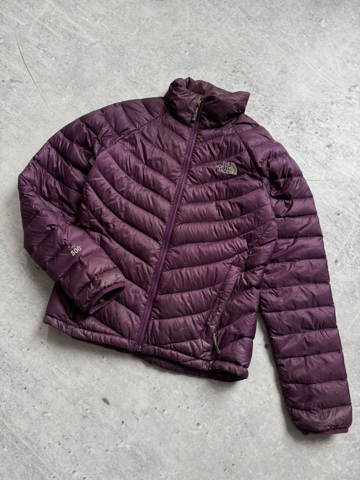 The north face vintage down jacket wmns purple Outdoor style