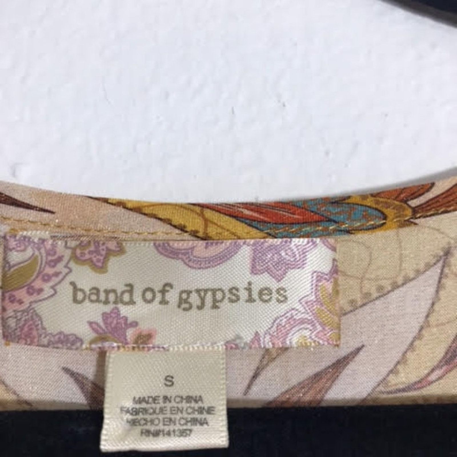Other Band of Gypsies Ella Dress Bohemian Floral Pattern Sz Small Size S / US 4 / IT 40 - 4 Thumbnail