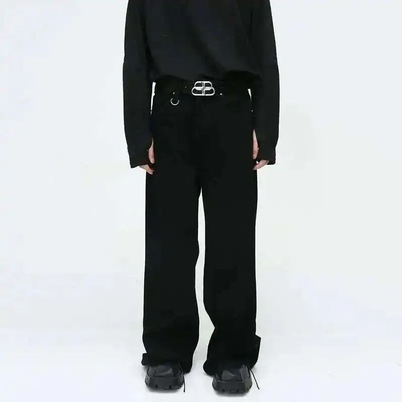 Jean Washed Black Loose Vintage Street Jeans Size US 32 / EU 48 - 1 Thumbnail