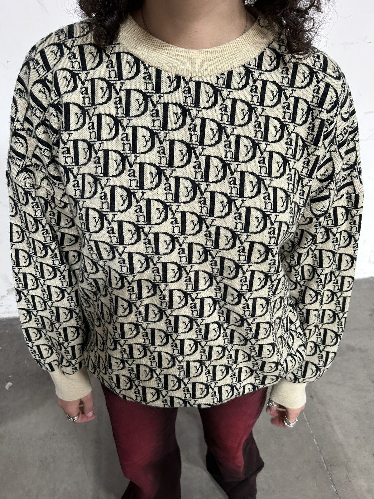 Vandy The Pink Vandy The Pink Dior Collab Knit Size M / US 6-8 / IT 42-44 - 4 Thumbnail