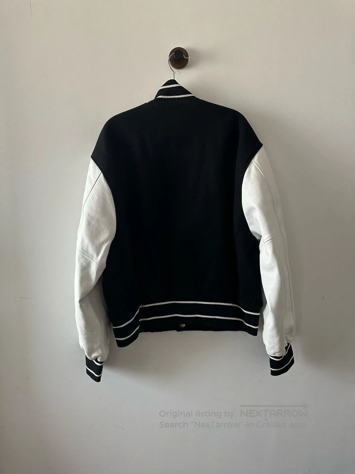 Givenchy Givenchy Black White Leather Sleeve Jacket. Size US M / EU 48-50 / 2 - 2 Thumbnail