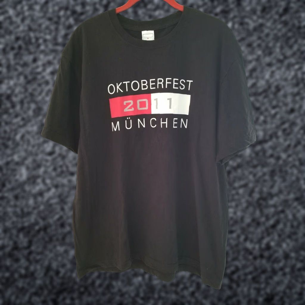 Vintage VINTAGE 2011 Oktoberfest Munchen German Beer Fest T-Shirt Size XXL Tommy Shirt Men Black Beer Graphic Tee Crew Neck 2XL Mens Size US XXL / EU 58 / 5 - 1 Thumbnail