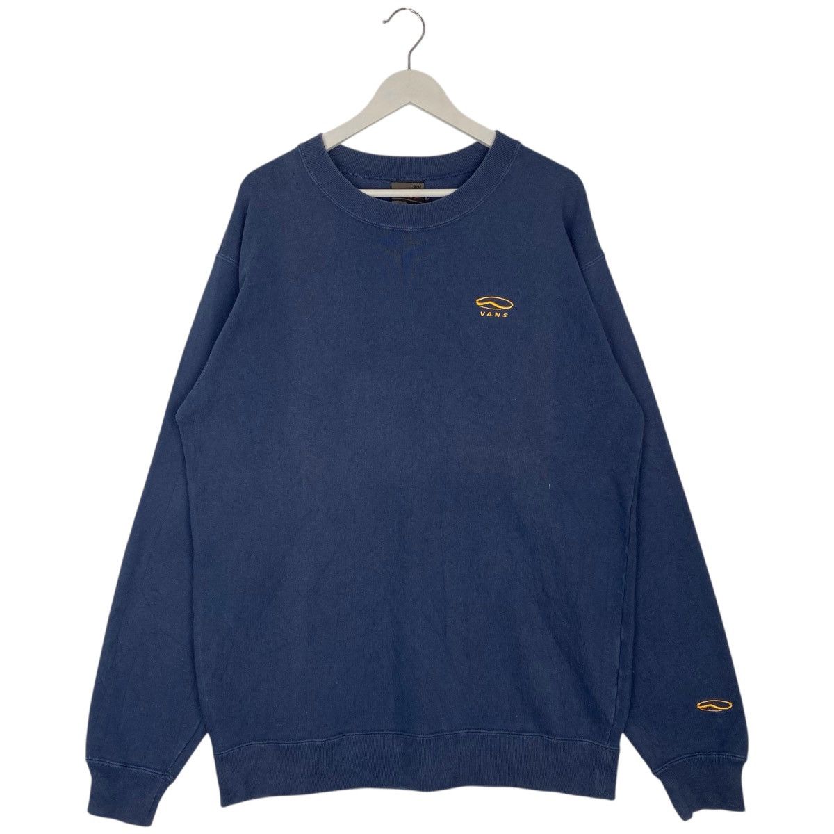 Vintage Vintage Vans Embroidered Sweatshirt Crewneck Blue Size L Size US L / EU 52-54 / 3 - 1 Thumbnail