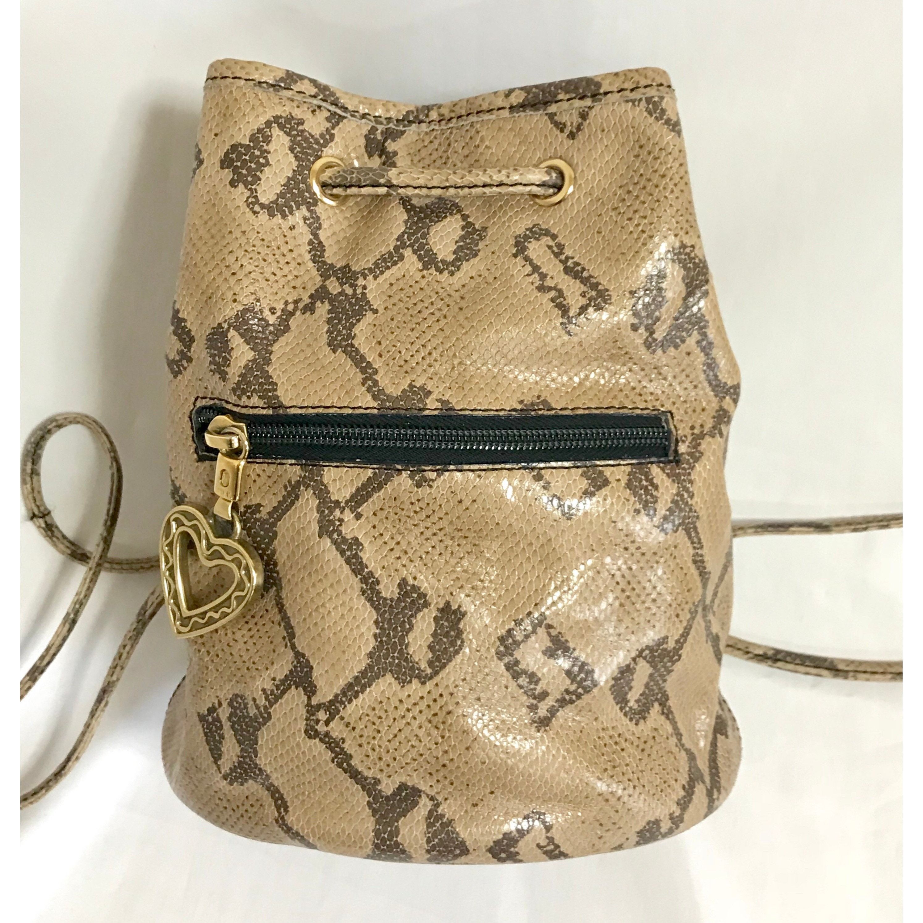 Moschino Vintage MOSCHINO by redwall snakeskin print leather mini bag Size ONE SIZE - 7 Thumbnail