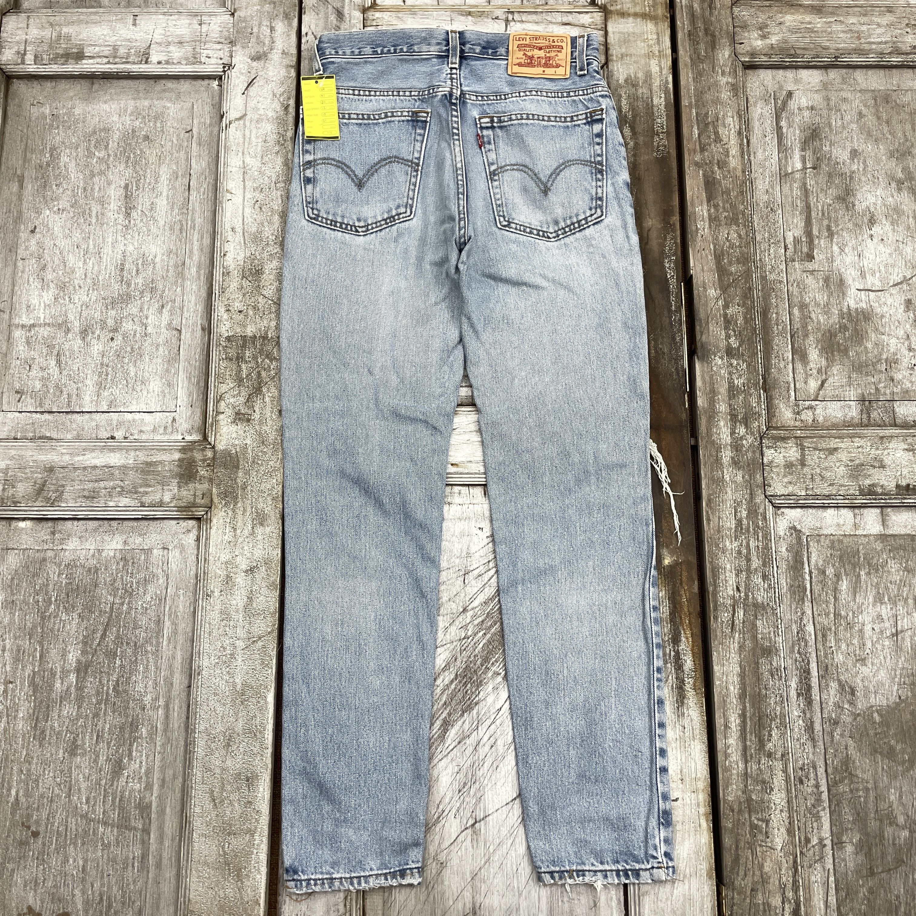 Levi's × Vintage Vintage Levi's Distressed Slim Fit Jeans - WC316 Size US 29 - 2 Thumbnail
