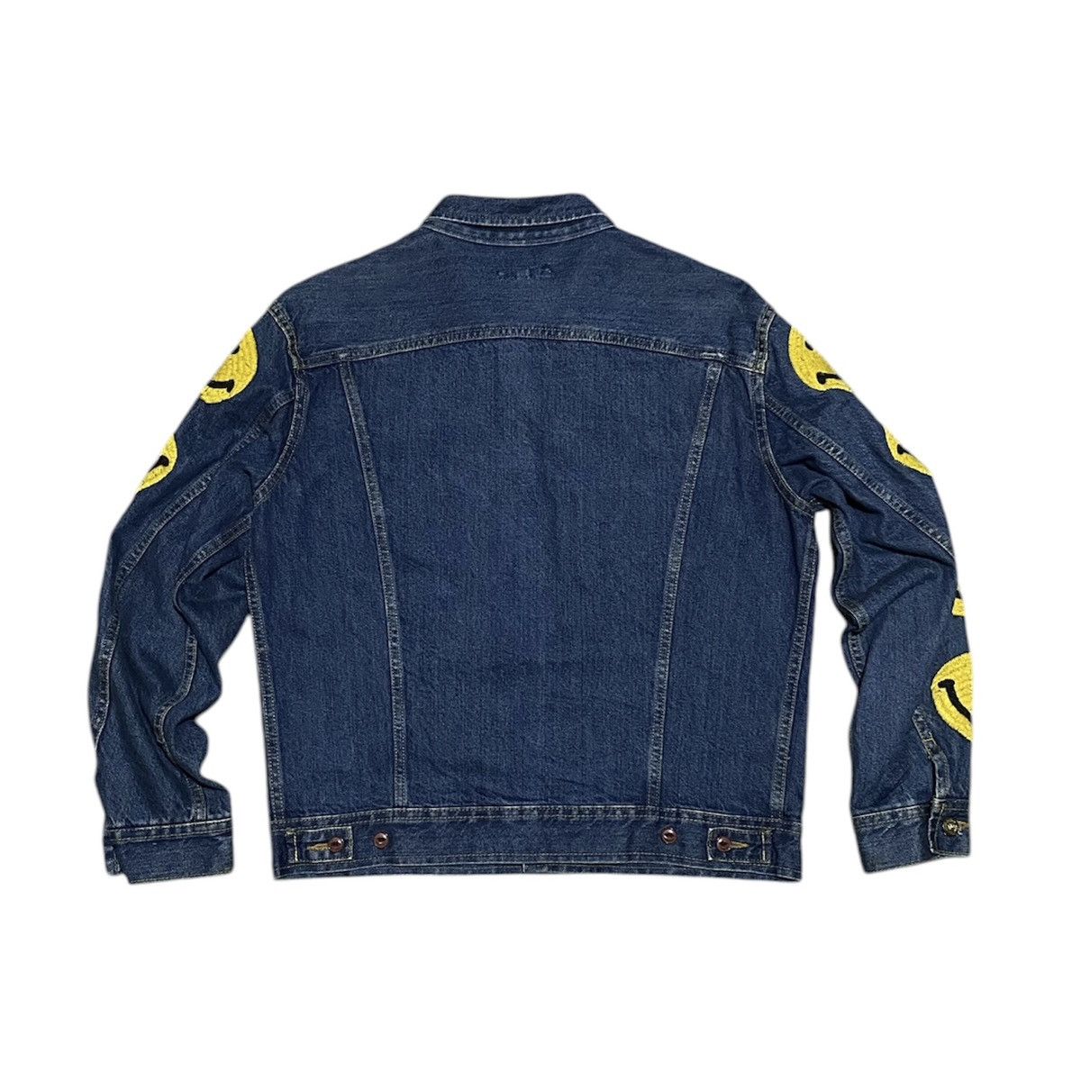 Aspesi × If Six Was Nine RARE Aspesi Blue Garment Smiley Denim Jacket Size US L / EU 52-54 / 3 - 3 Thumbnail