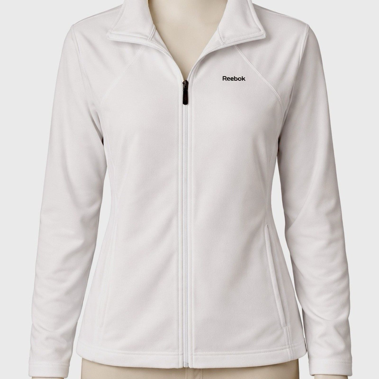 Reebok Women’s XL Jacket Cozy Weight light Reebok Ivory Full Zip Size XL / US 12-14 / IT 48-50 - 1 Thumbnail
