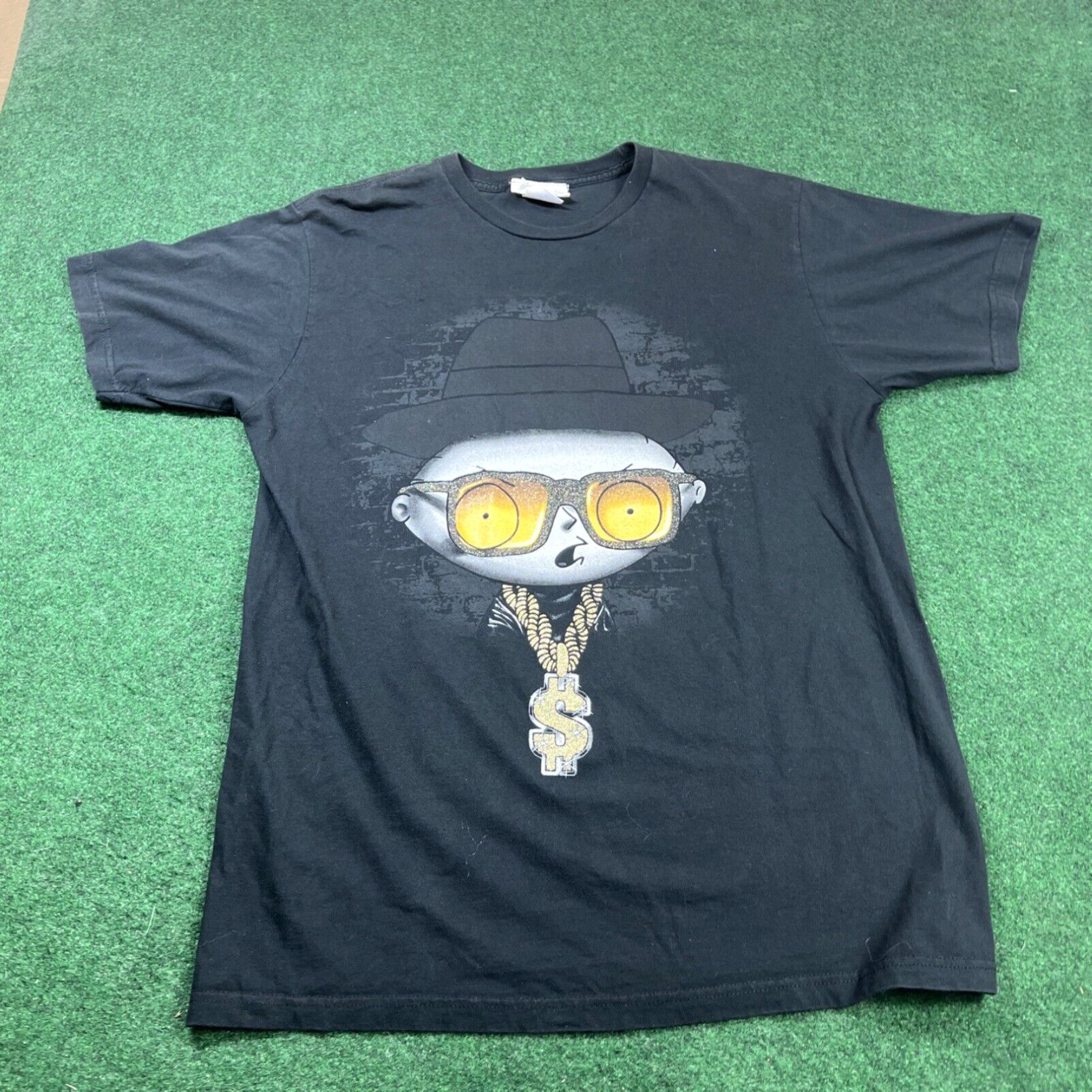 Changes Stewies in the House-Rap Tee Family Guy TV Show-Black T Shirt-XL Fits L Changes Size US XL / EU 56 / 4 - 1 Thumbnail