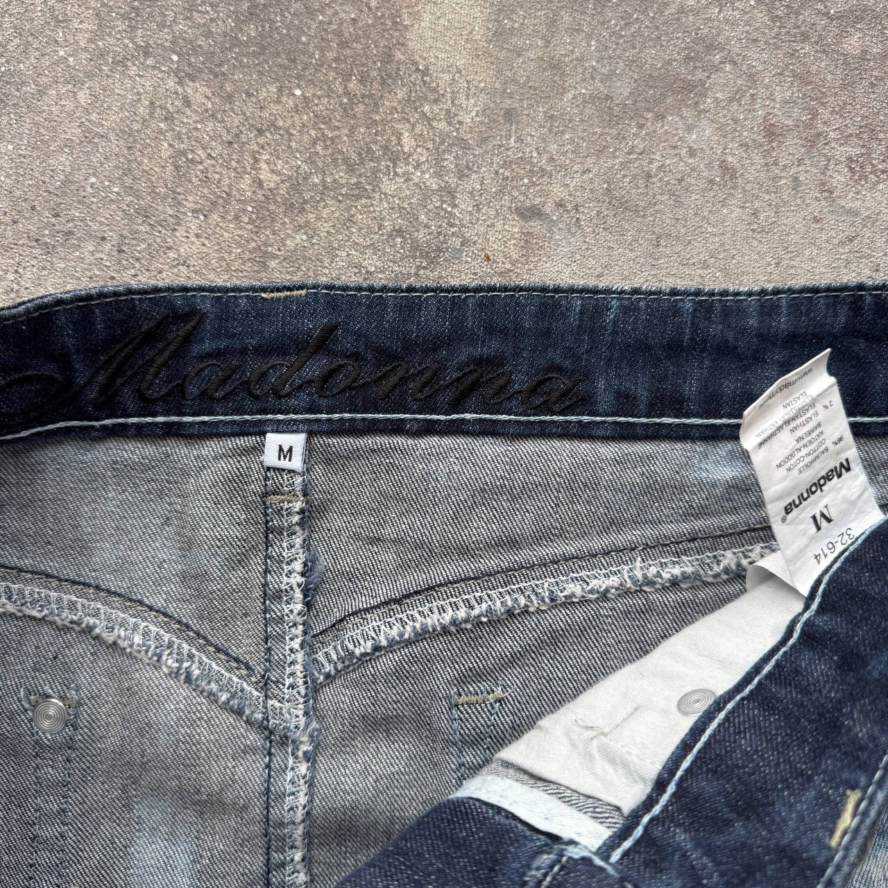 Hysteric Glamour Madonna Y2K Glam Vintage Sexy Denim Mini Skirt Size 28" / US 6 / IT 42 - 10 Thumbnail