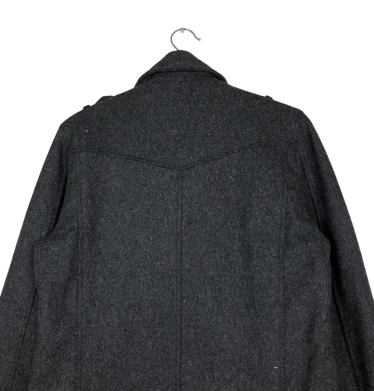 Japanese Brand 🔥VINTAGE BIKER JACKET WOOL DOUBLE COLLAR UNITED SPORTS UNION Size US L / EU 52-54 / 3 - 9 Thumbnail