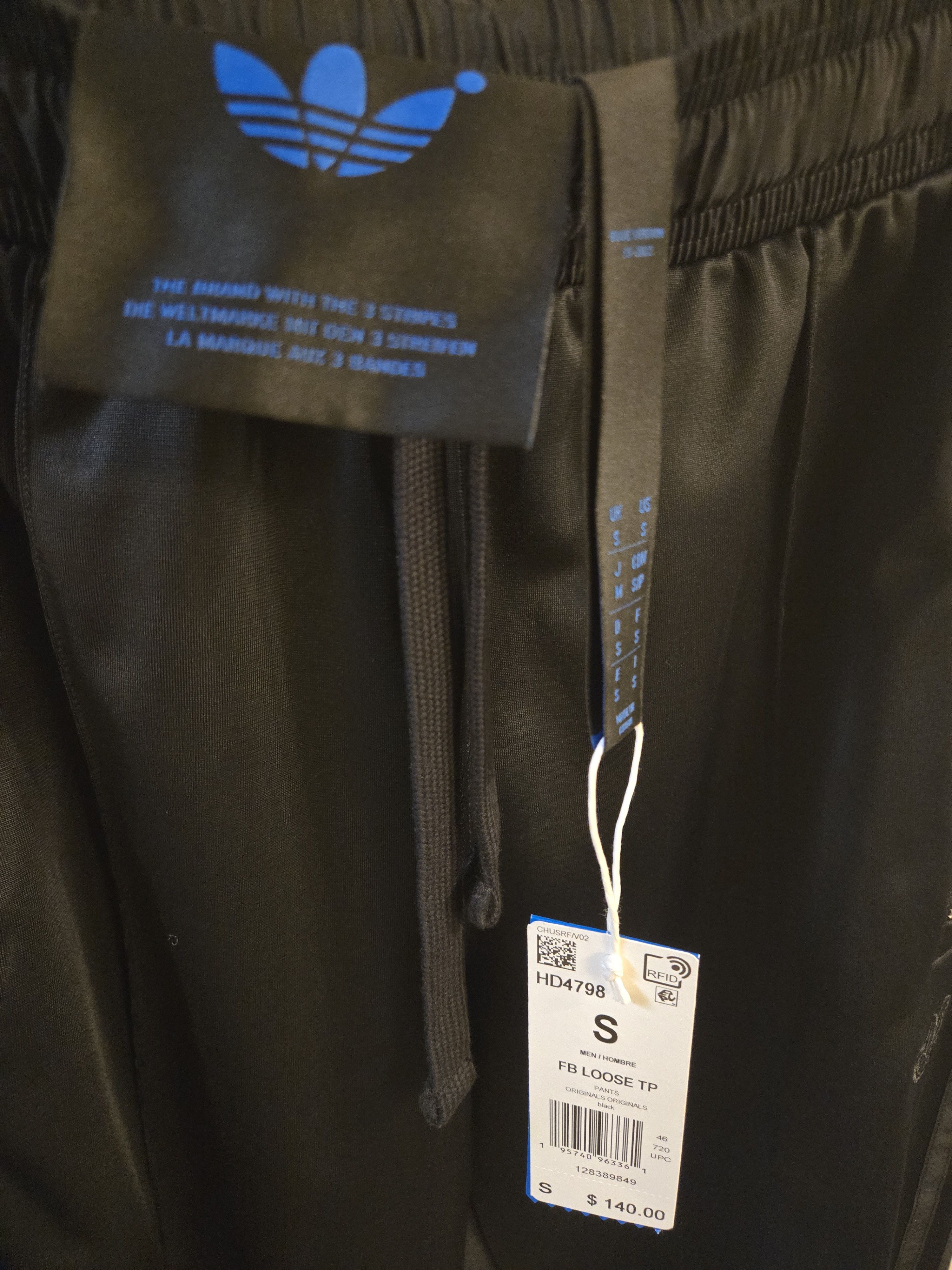 Adidas Adidas Blue Version fabric loose track pant Size US 30 / EU 46 - 5 Thumbnail