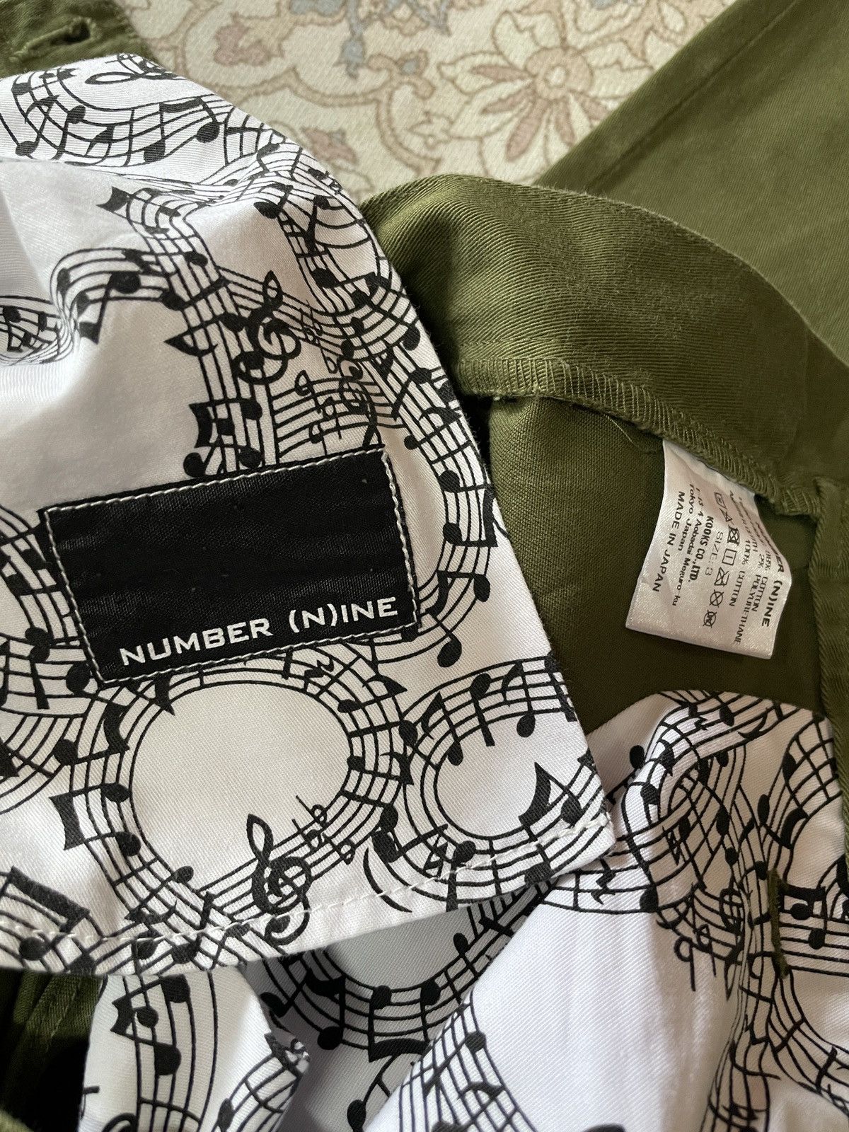 Number (N)ine Number nine Cropped military denim fatigue size 3 designer Size US 30 / EU 46 - 10 Thumbnail