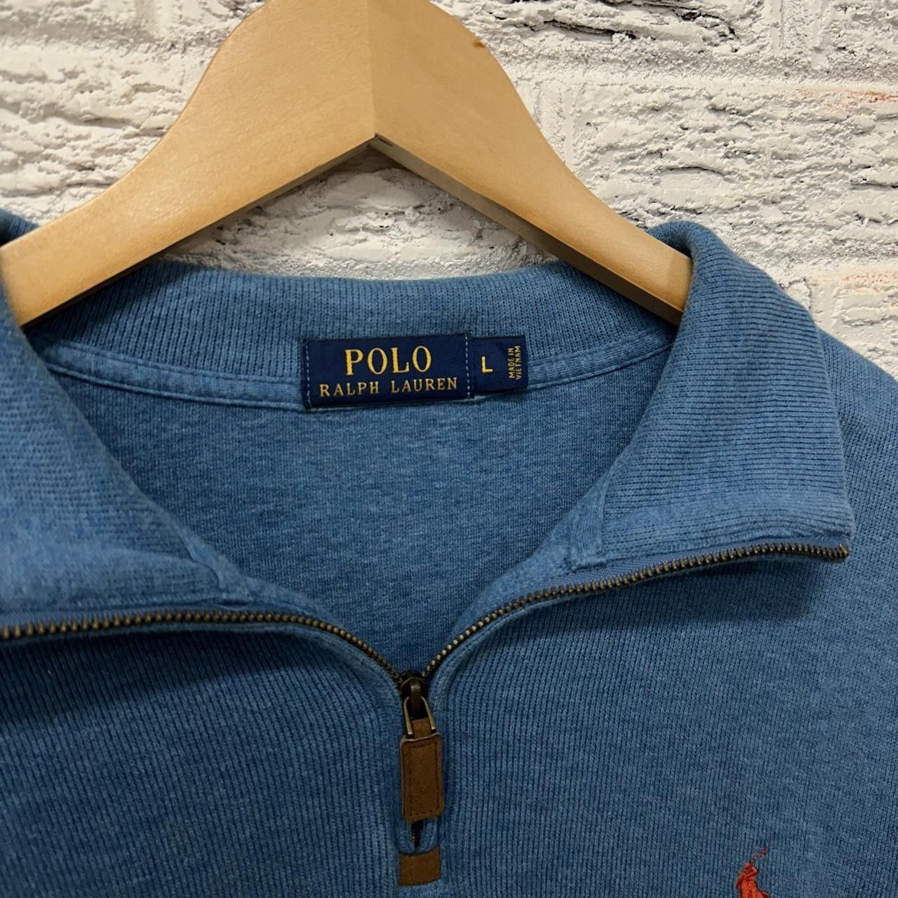 Polo Ralph Lauren Polo Ralph Lauren 1/4 Zip Blue Sweater Men’s Large Size US L / EU 52-54 / 3 - 4 Thumbnail