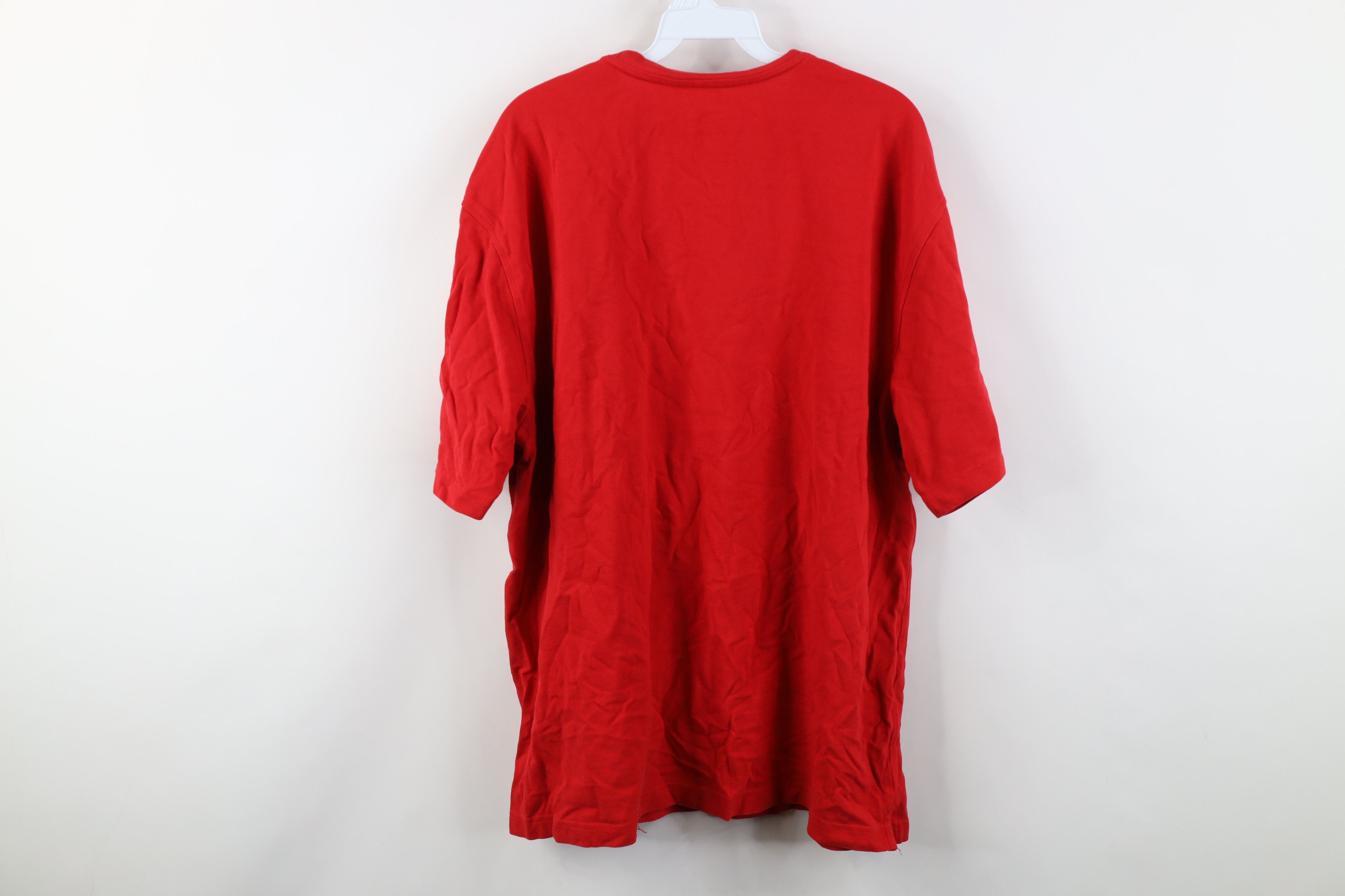 Apple Vintage Apple Company Apple Logo Thermal Knit T-Shirt Red Size US XXL / EU 58 / 5 - 9 Thumbnail