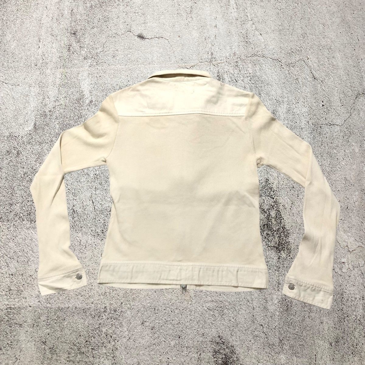Japanese Brand 2000s Kumikyoku Corduroy Jacket Beauty Beast Beige Designer Size US XS / EU 42 / 0 - 9 Thumbnail