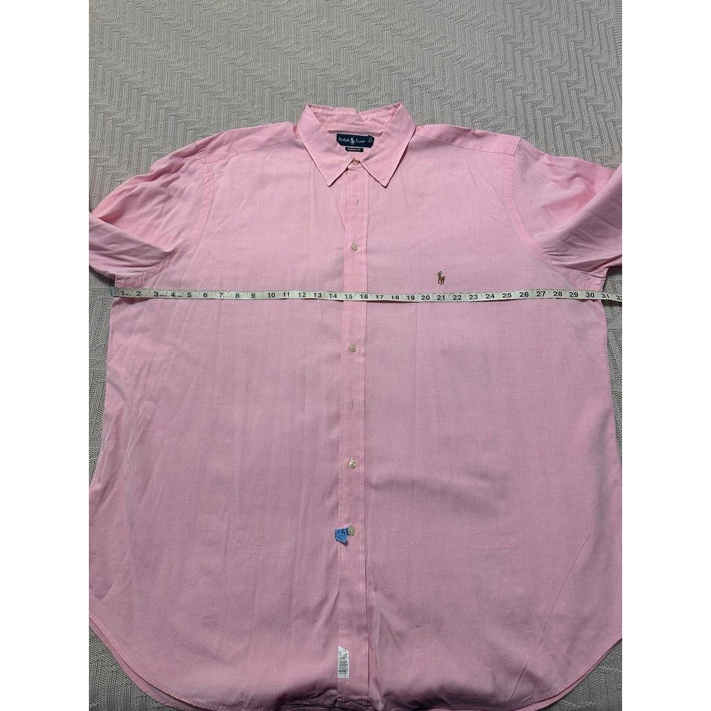 Ralph Lauren Ralph Lauren pink button down size 19 Size US XXL / EU 58 / 5 - 6 Thumbnail