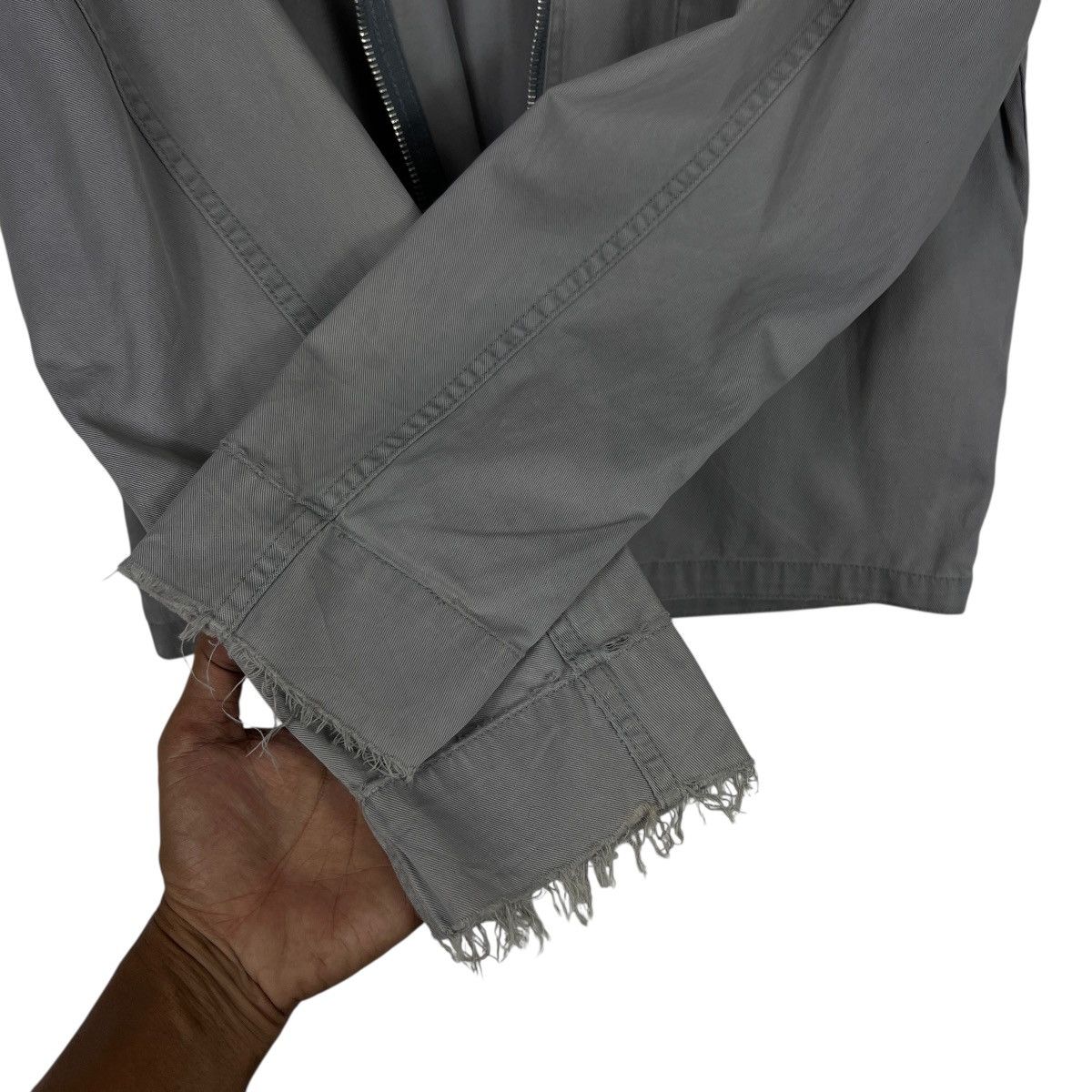 Helmut Lang 🔥 S00 Helmut Lang Distress Blouson Jacket Made In Italy Size US M / EU 48-50 / 2 - 8 Thumbnail