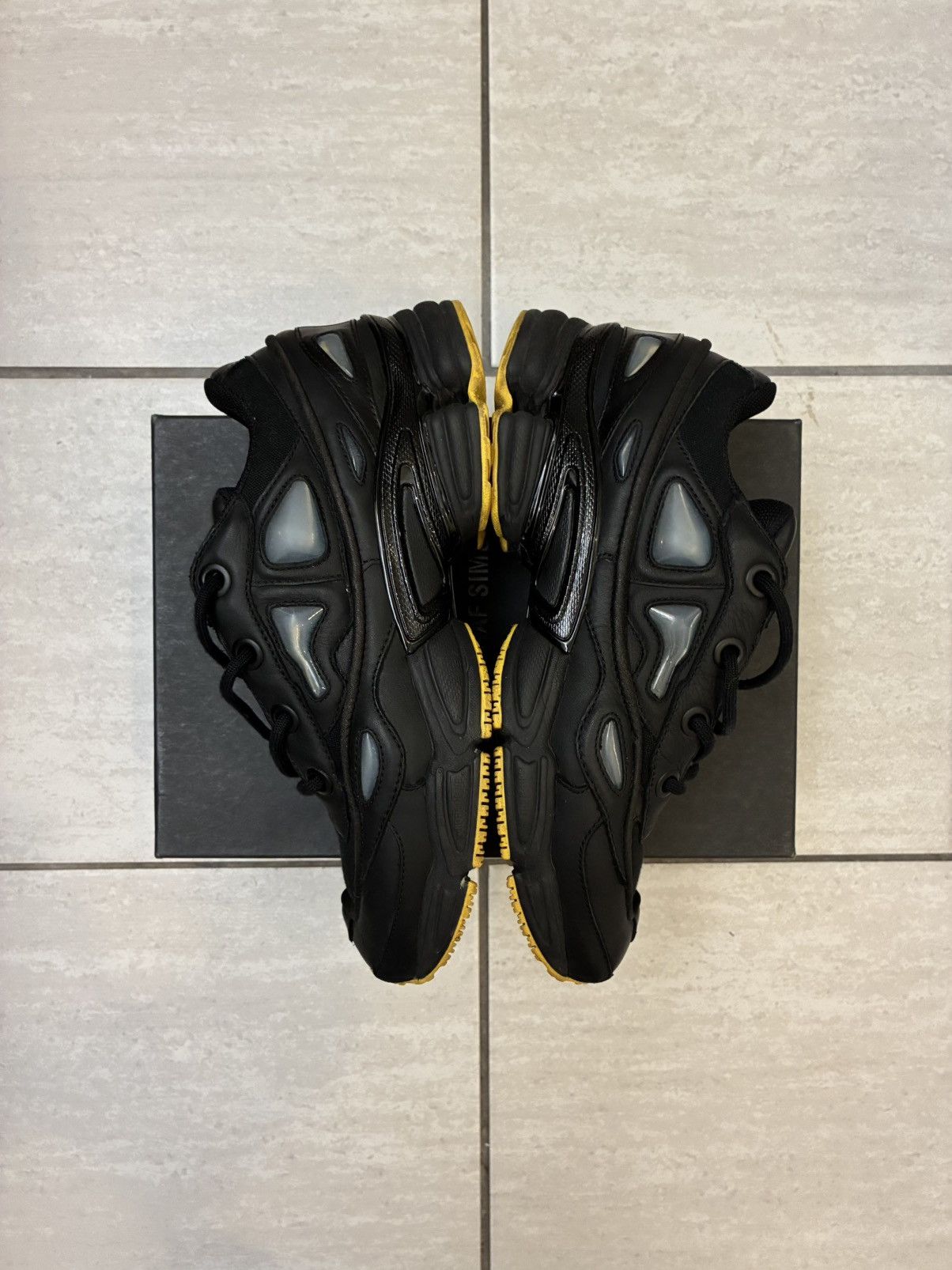 Raf Simons Raf Simons x Adidas Ozweego 3 “Black Corn” Sneakers Size US 8.5 / EU 41-42 - 4 Thumbnail