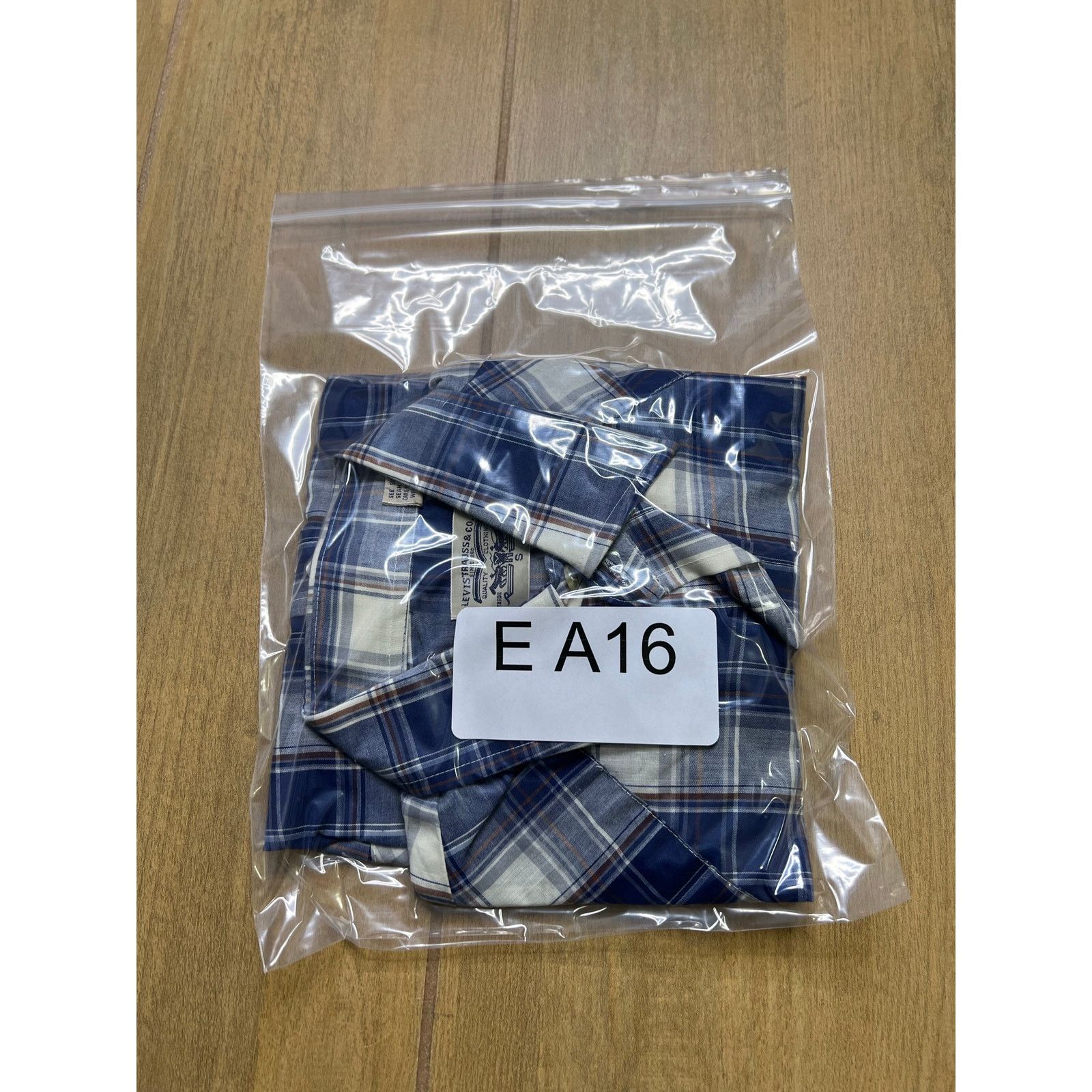 Levi's Vintage Levi’s Western Plaid Pearl Snap Shirt Blue Mens S Size US S / EU 44-46 / 1 - 14 Thumbnail