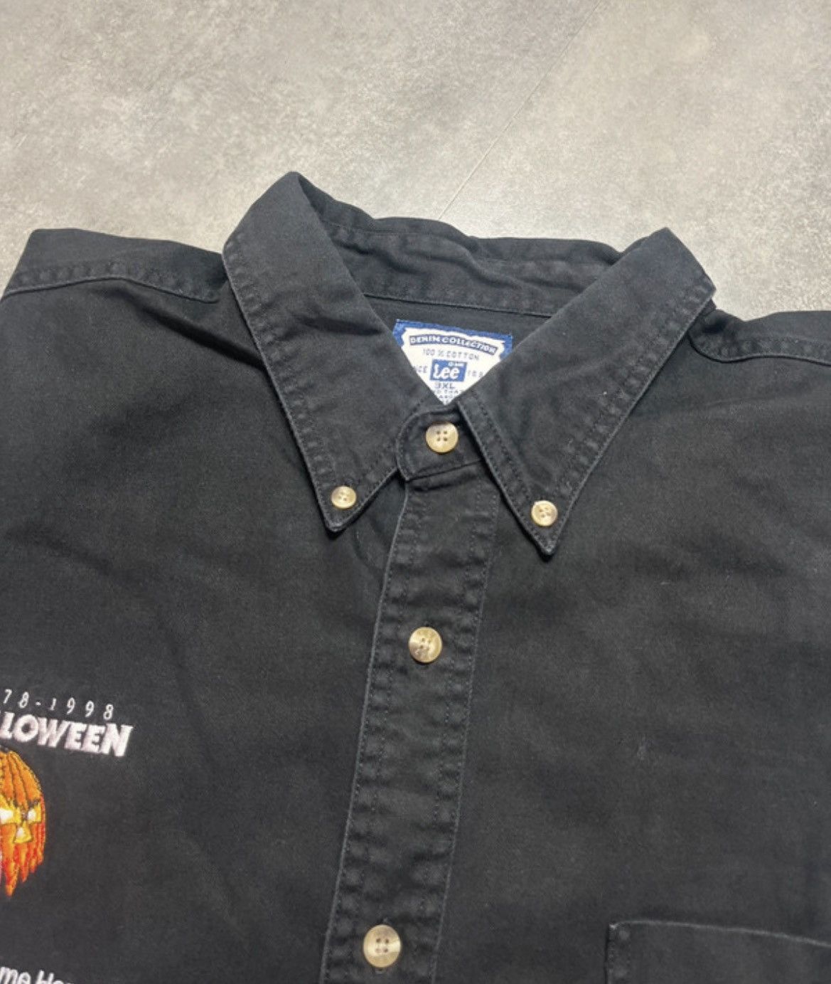 Lee Chemise Lee Halloween 1978–1998 brodée – Michael Myers Size US XXL / EU 58 / 5 - 4 Thumbnail