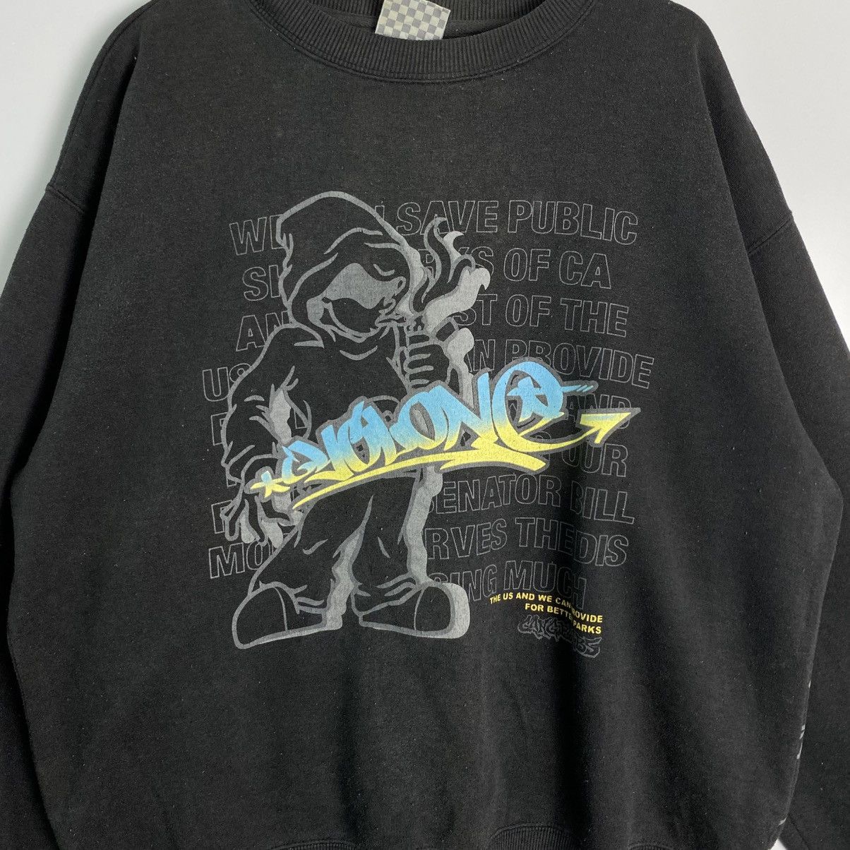 Designer × Vintage Vintage sweatshirt Oblo Design Wardrobe Digital Cream’in Size US XXL / EU 58 / 5 - 4 Thumbnail