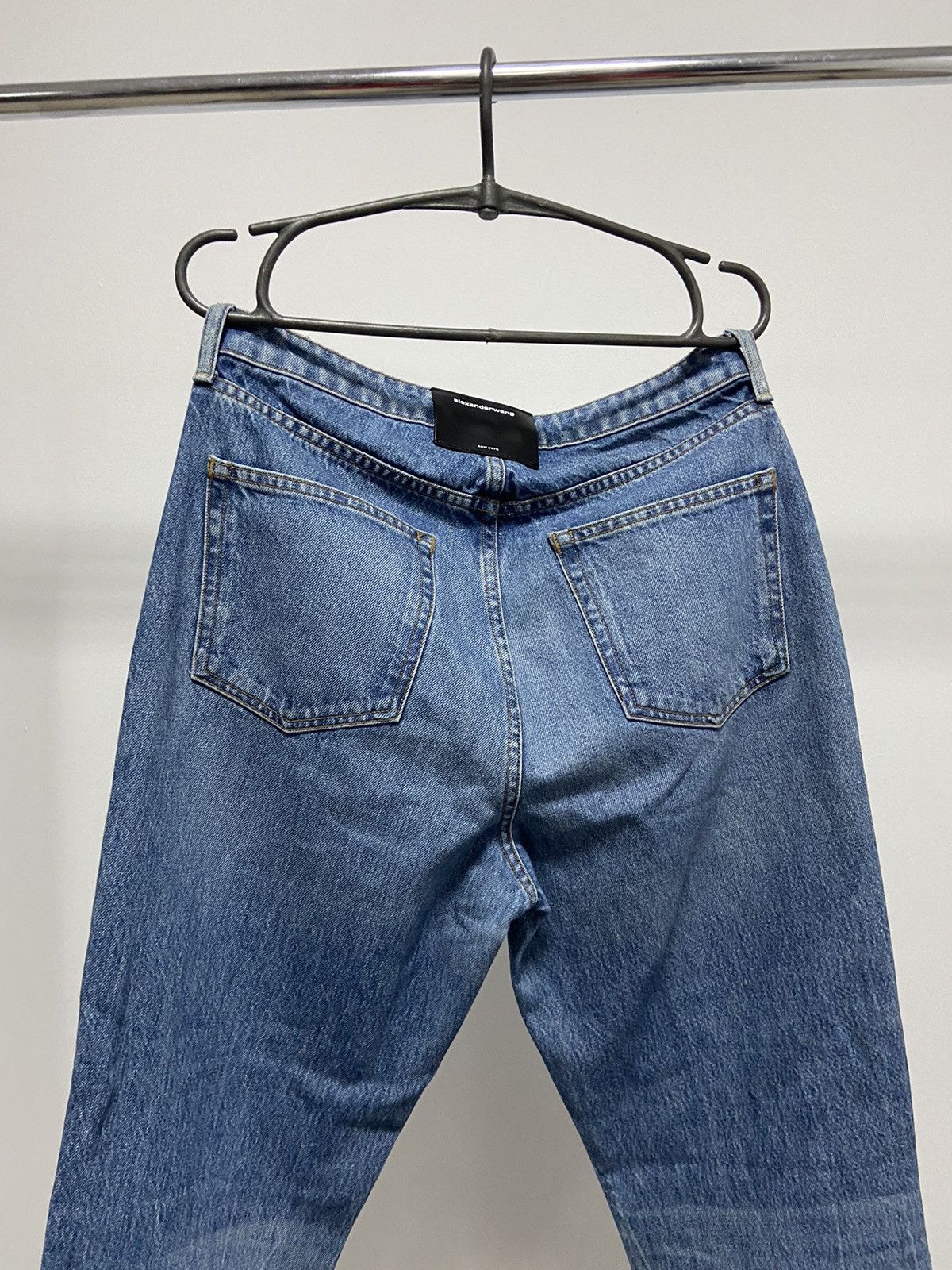 Alexander Wang × Vintage Alexander Wang jeans Pants Vintage Logo Y2K Selvedge Size US 30 / EU 46 - 4 Thumbnail