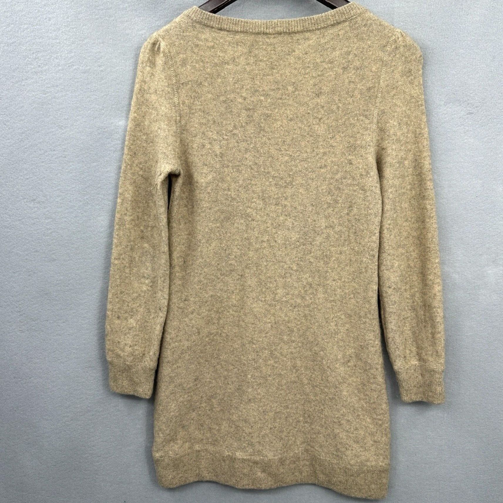 Juicy Couture Juicy Couture Dress Womens M Cashmere 3/4 Sleeve Beige Mini Sweater Dress - Boho Classic 90s Vibes Mens? Girls? Size M / US 6-8 / IT 42-44 - 5 Thumbnail
