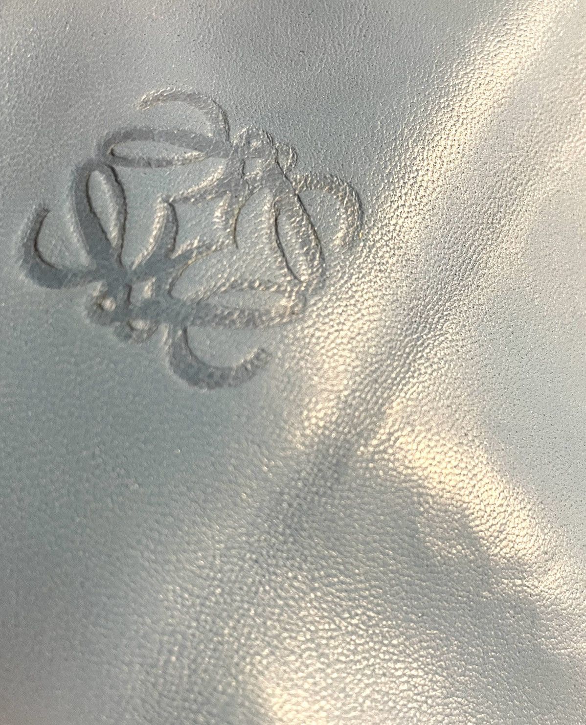 Loewe Loewe nappa leather blue pouch Size ONE SIZE - 5 Thumbnail