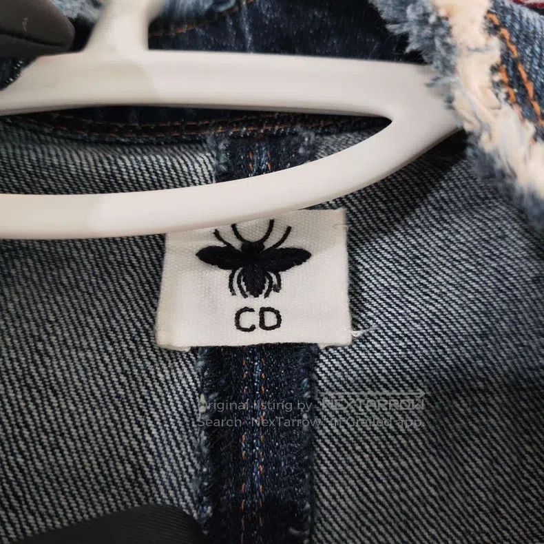 Dior Dior Denim blue tassel-edged jumpsuit Size 42" / US 20 - 3 Thumbnail