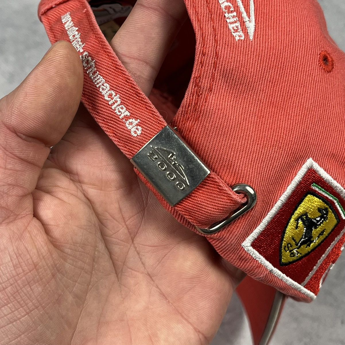 Ferrari Vintage Ferrari Michael Schumacher F1 Racing Cap 2000’s Size ONE SIZE - 5 Thumbnail