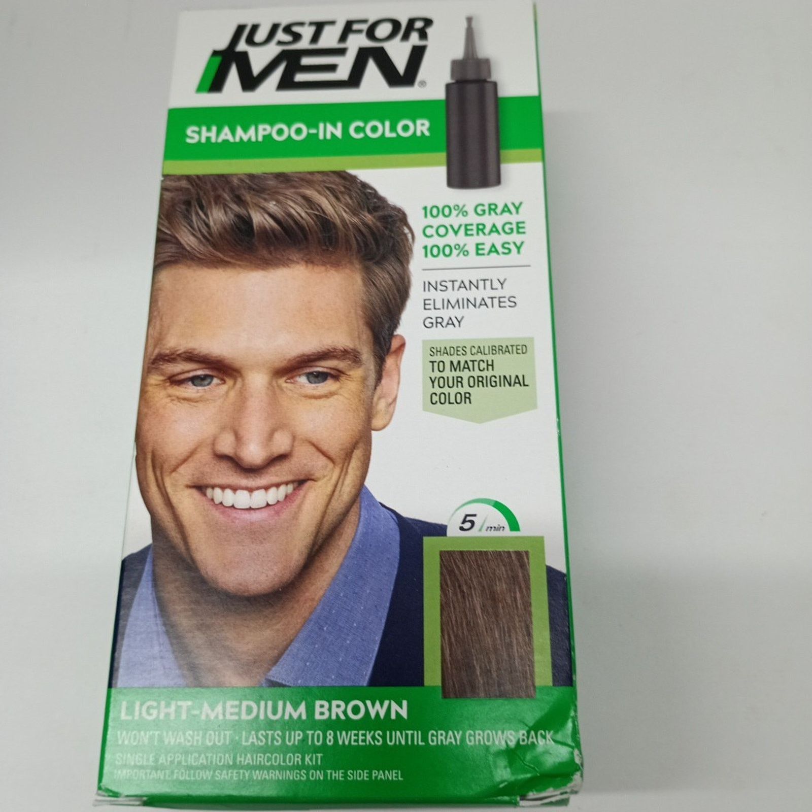 Other 3 Boxes: Just For Men Shampoo Color H-30 Light Medium Brown Size ONE SIZE - 2 Thumbnail