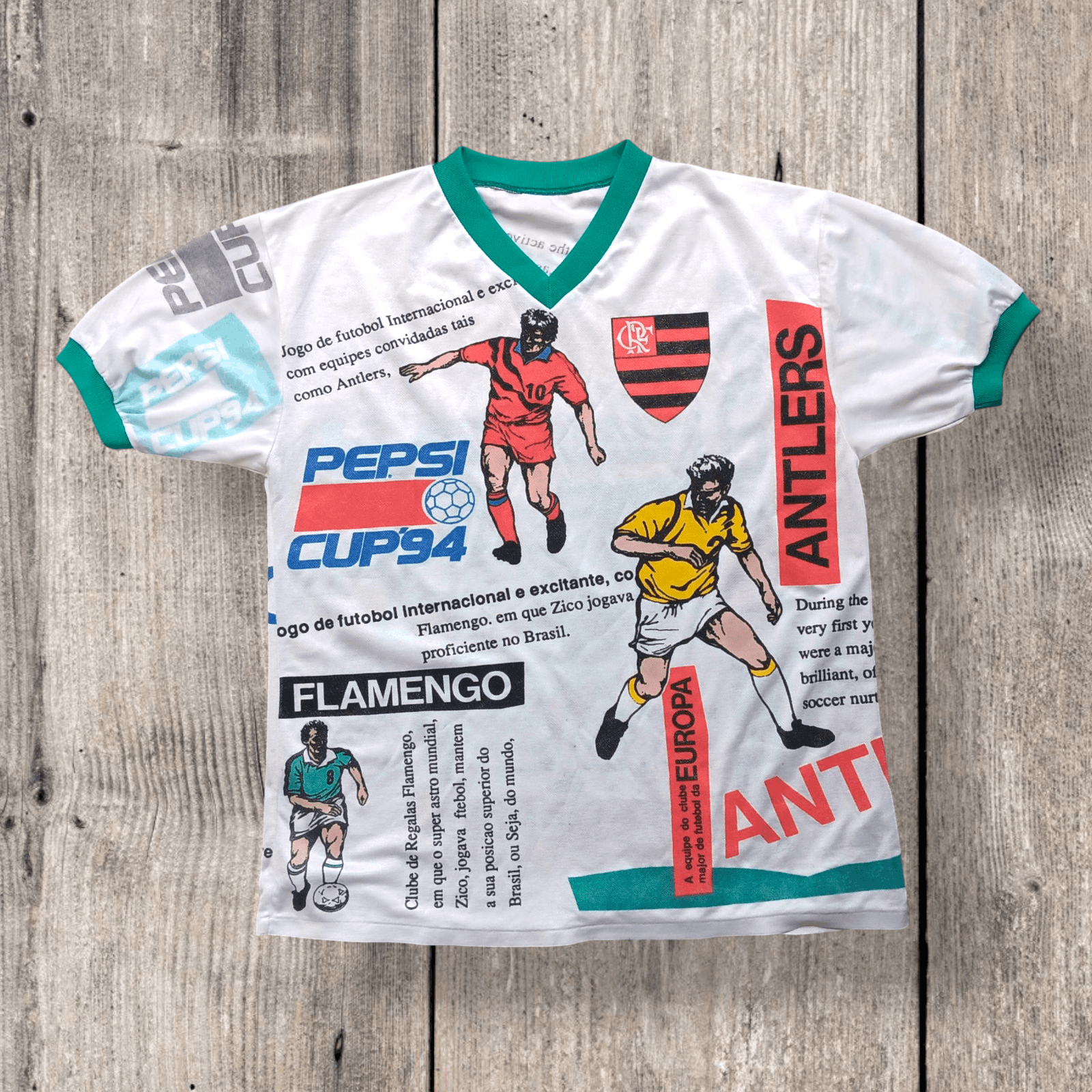 Other Vintage | 1994 Pepsi Cup | Zico | Flamengo Size US XL / EU 56 / 4 - 1 Thumbnail
