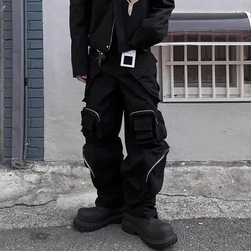 Individualized Shirts Wide Cargo Pants High Street with Poker Straight Baggy Y2K Size US 32 / EU 48 - 1 Thumbnail