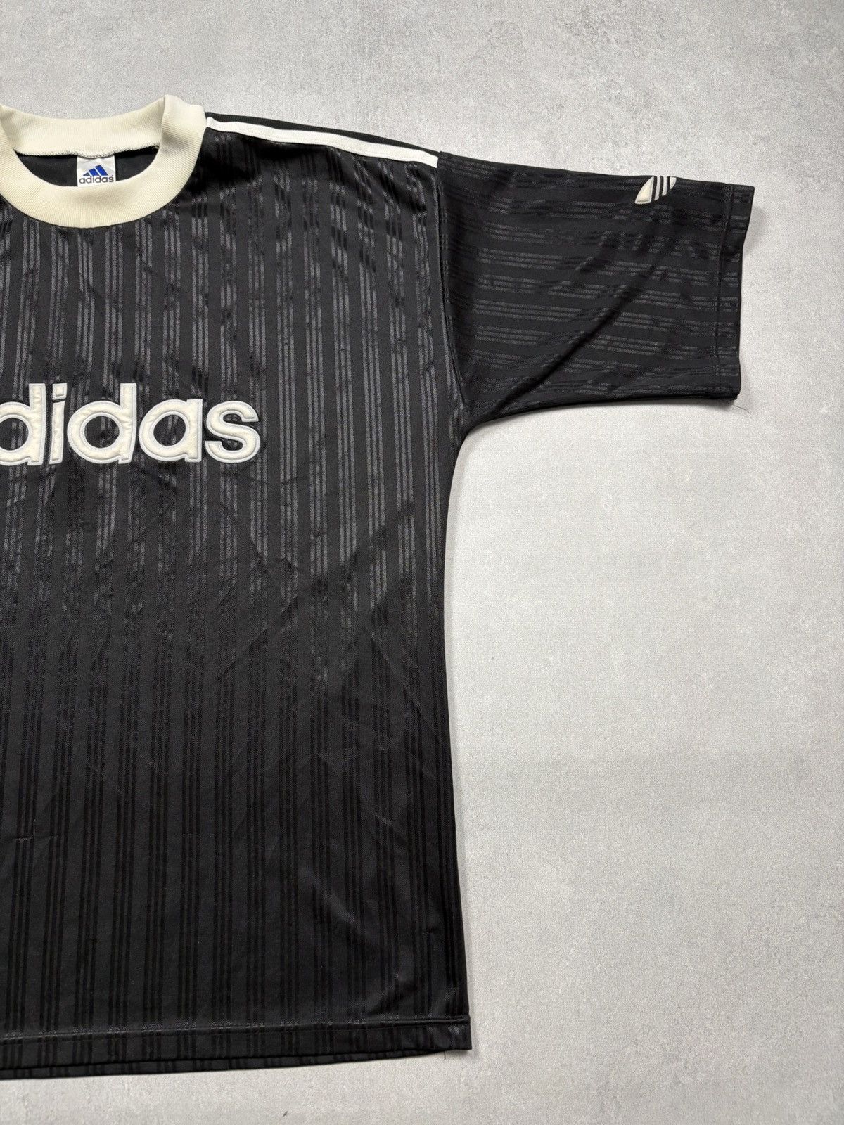 Adidas Adidas 90s Big Logo Football Jersey Rave Acid T Shirt Y2K UK Size US M / EU 48-50 / 2 - 2 Thumbnail