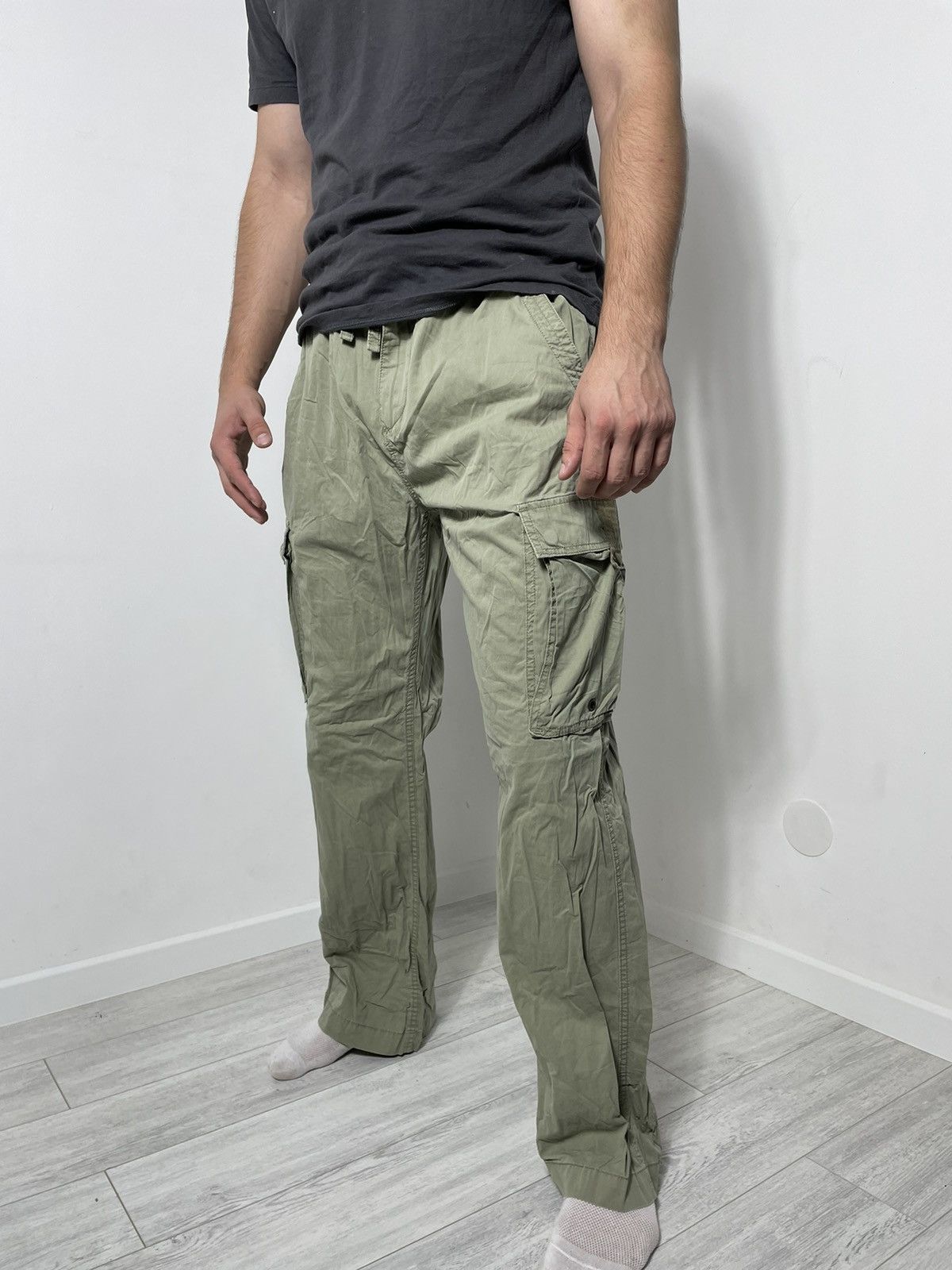 Gap × Japanese Brand Gap Cargo Pants vintage Y2K style streetwear Size US 36 / EU 52 - 2 Thumbnail