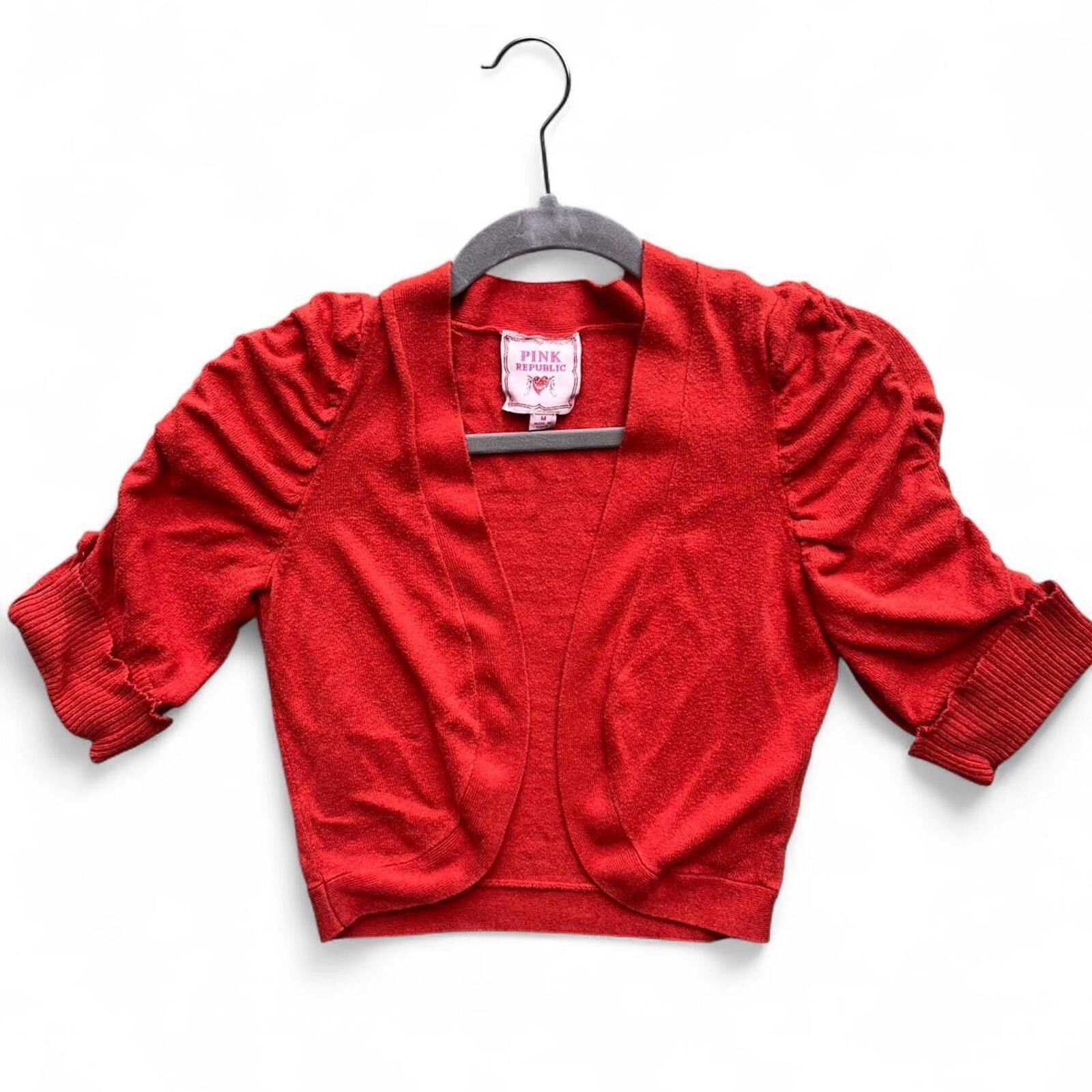 Other Pink Republic Burnt Orange Lightweight Throw Shrug Size M / US 6-8 / IT 42-44 - 1 Thumbnail