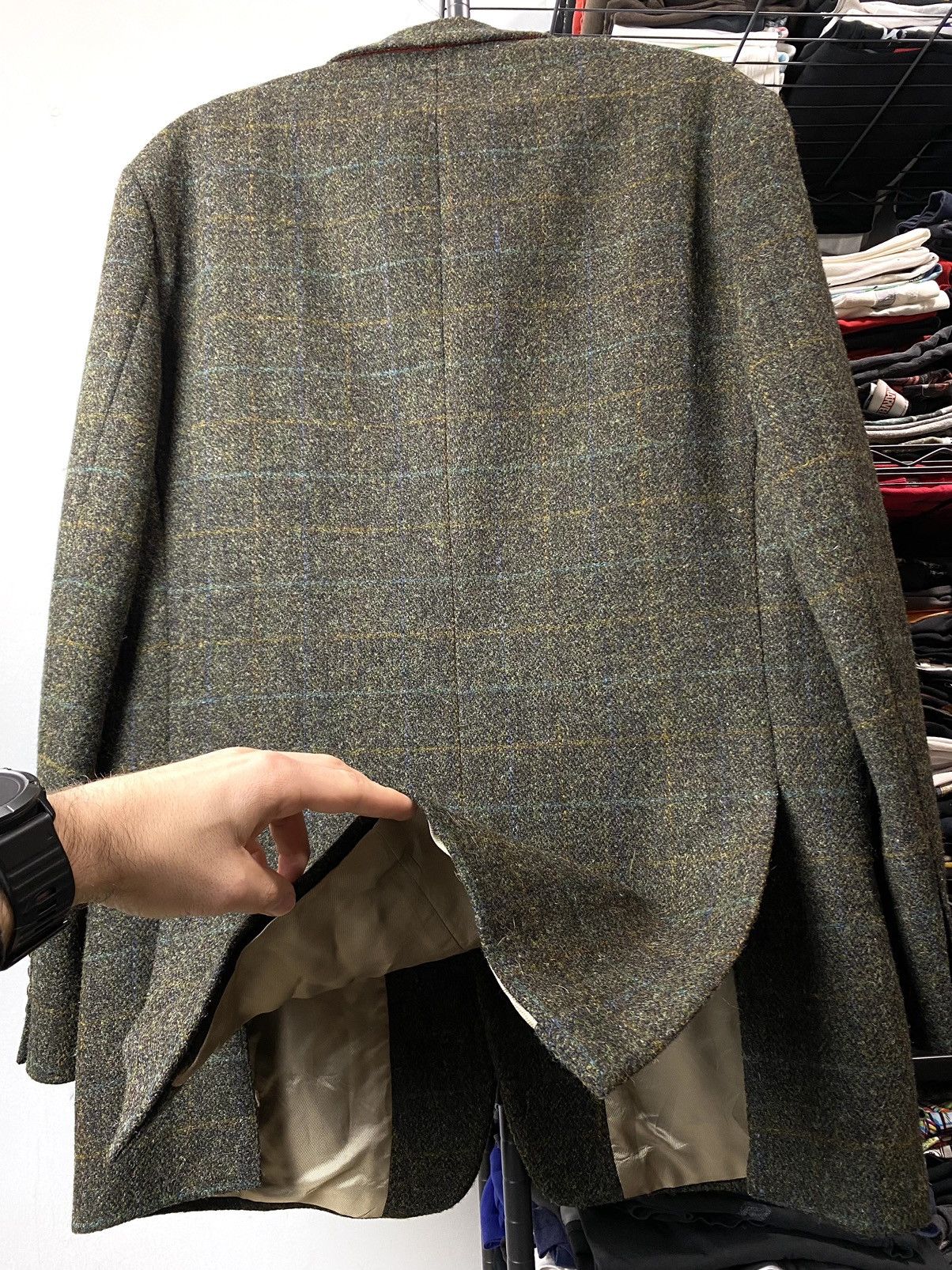 Harris Tweed Vintage Harris Tweed Pure Wool Jacket Blazer Size US XL / EU 56 / 4 - 11 Thumbnail