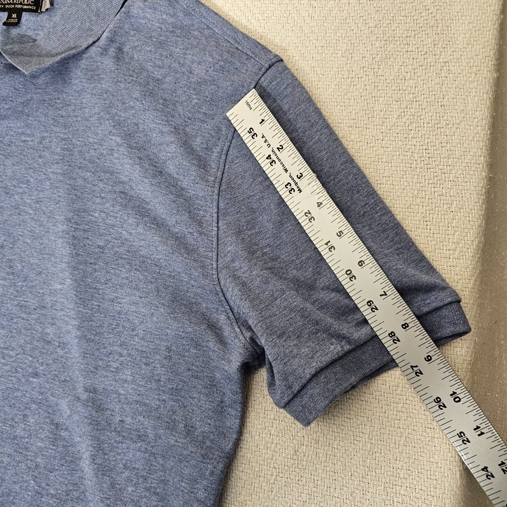 Banana Republic BANANA REPUBLIC Luxury Touch Polo Shirt Adult XL Blue Short Sleeve Casual Mens Size US XL / EU 56 / 4 - 6 Thumbnail
