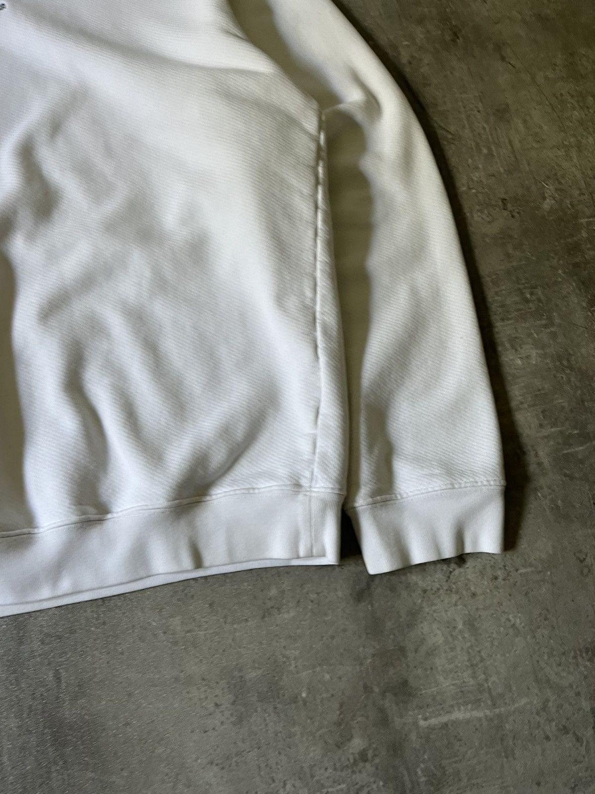 Maison Margiela Maison Margiela A/W 20 upside down oversized white hoodie Size US L / EU 52-54 / 3 - 4 Thumbnail