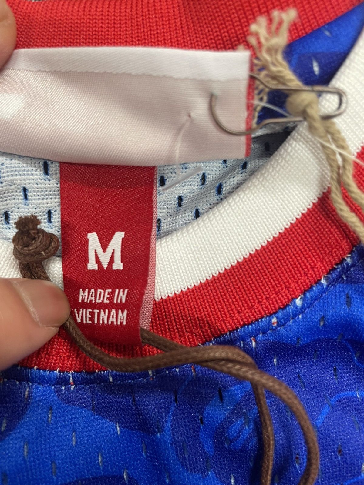 Bape × Mitchell & Ness BAPE M&N NETS JERSEY TANKTOP Size US M / EU 48-50 / 2 - 6 Thumbnail