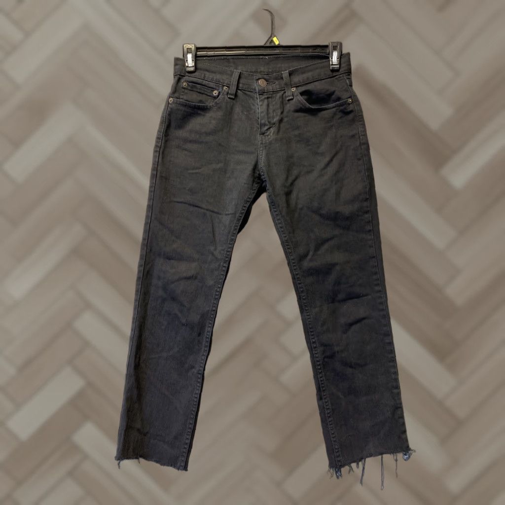 Levi's VINTAGE? No. But Levis 511 Jeans Mens 28x28 ACTUAL Black Slim Cut Hem /0424 Size US 28 / EU 44 - 1 Thumbnail