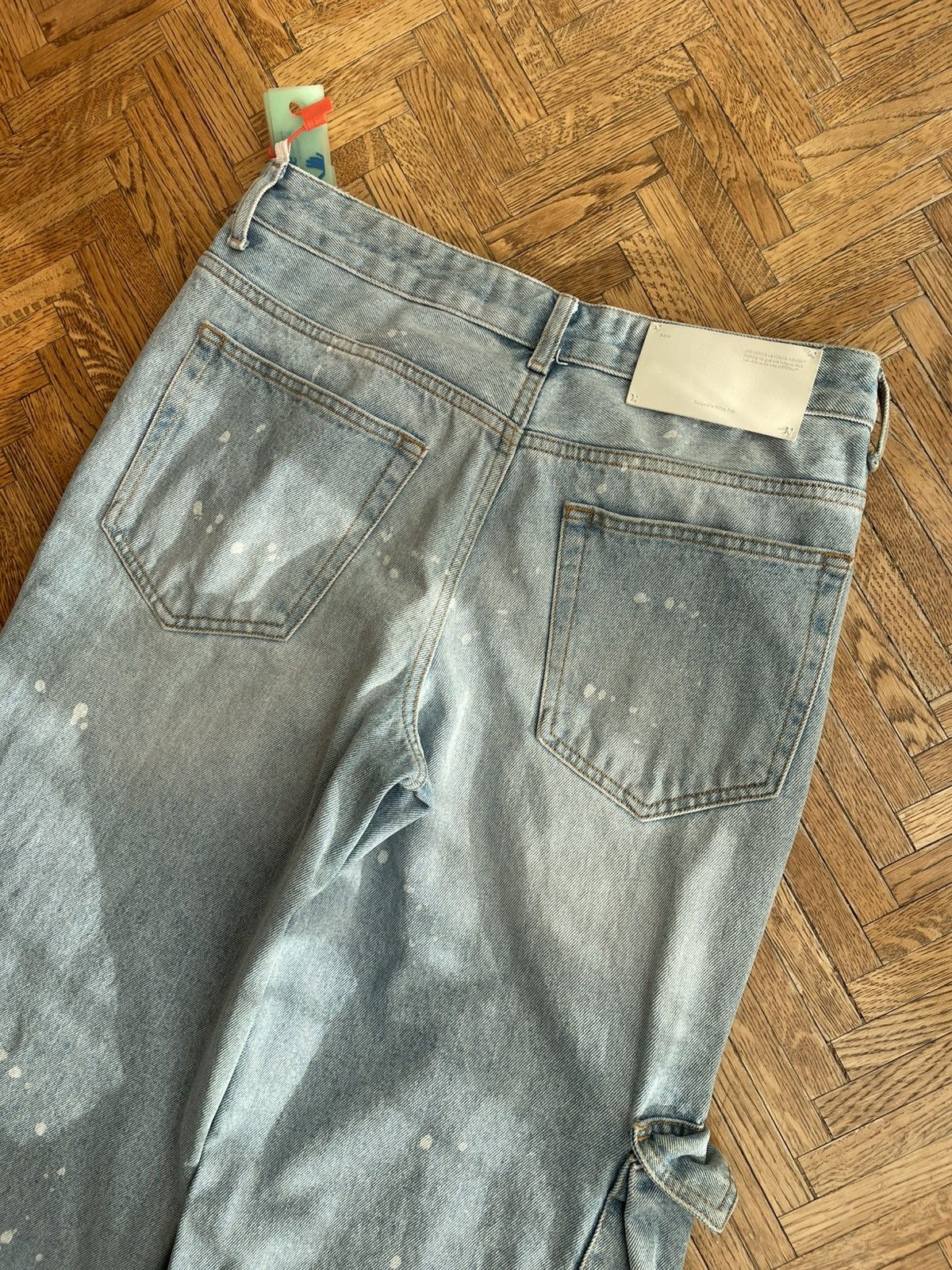 Off-White OFF WHITE Wide Leg Denim Size US 29 - 19 Thumbnail