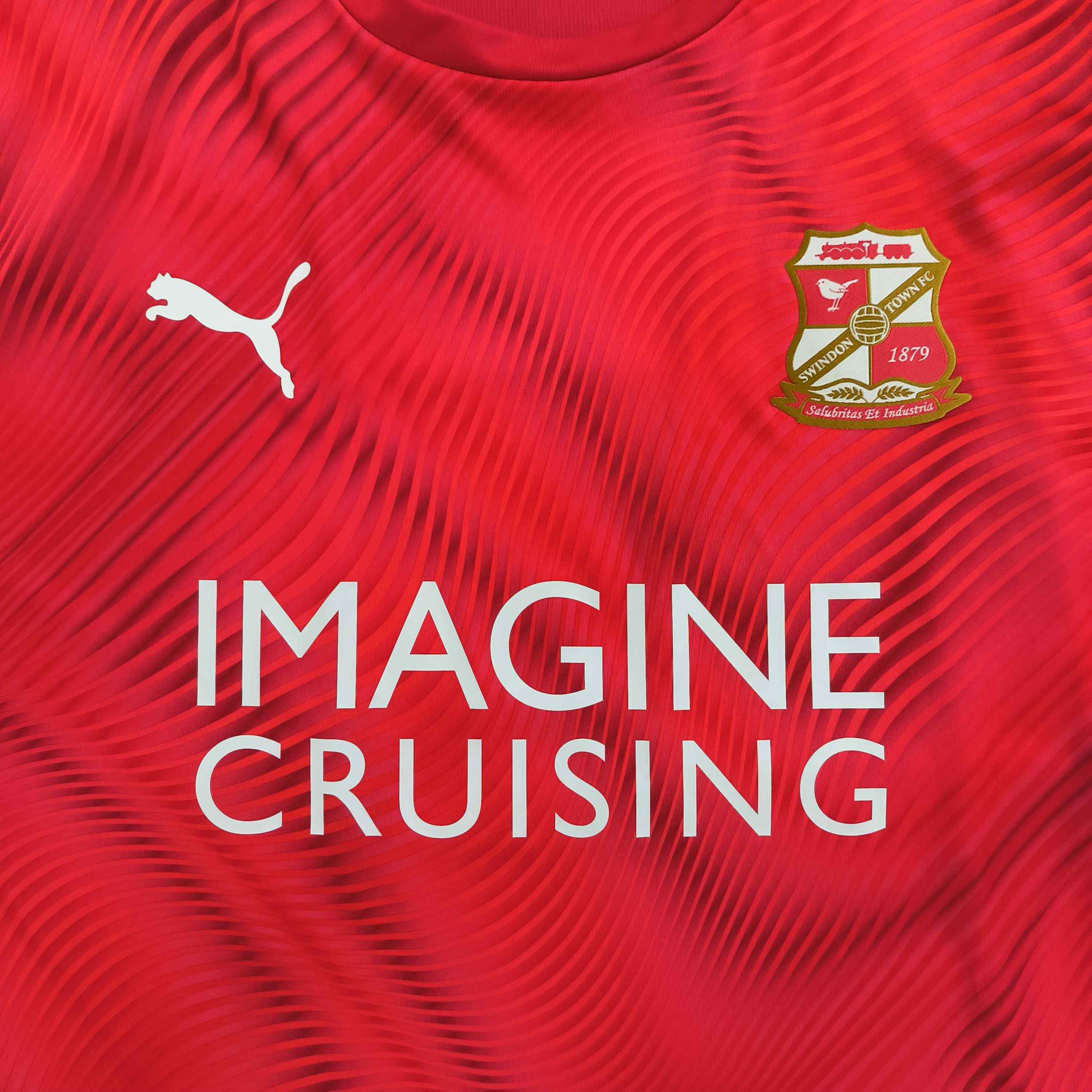 Puma Swindon Town 2019-20 Puma home football jersey size XXL Size US XXL / EU 58 / 5 - 3 Thumbnail