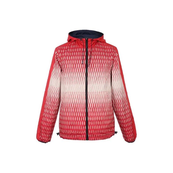 Kenzo Kenzo Reversible Hooded Jacket in Red and Navy 0079 Size US M / EU 48-50 / 2 - 1 Thumbnail