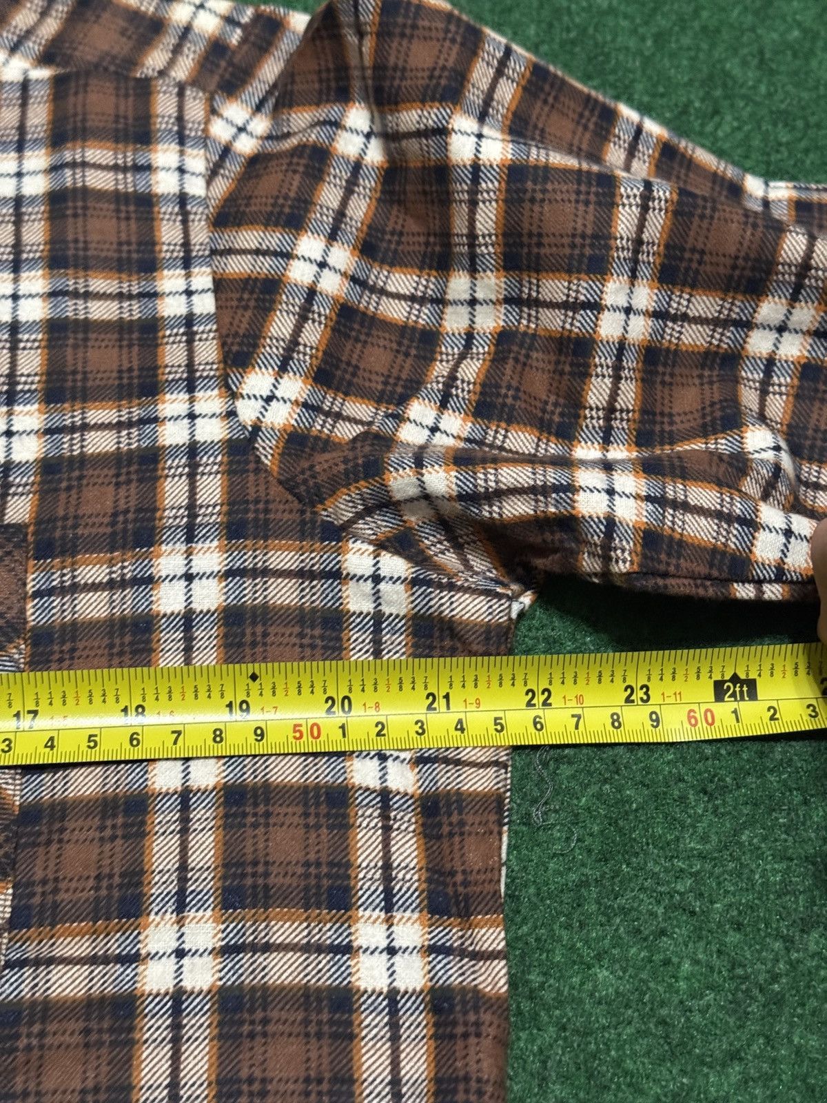Vintage Sanforized Cotton Flannel Vintage 80s 90s Plaid Button Up Size US M / EU 48-50 / 2 - 6 Thumbnail