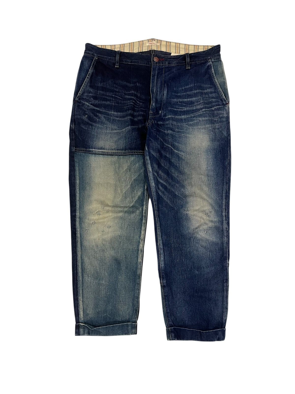 Eternal Japanese Eternal patch Denim Trouser Pants Size 34 Size US 34 / EU 50 - 2 Thumbnail