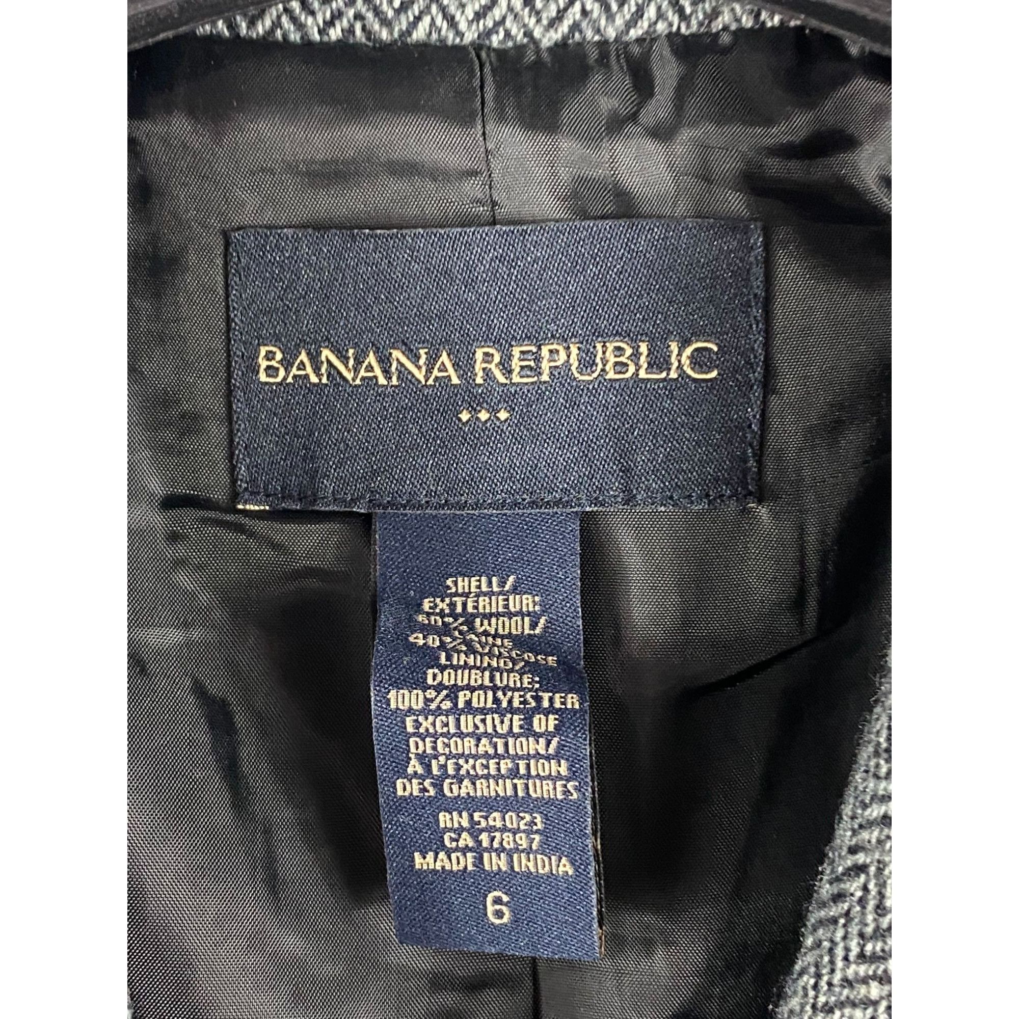 Banana Republic Banana Republic 3-Button Single-Breasted Wool Blazer Jacket Size M / US 6-8 / IT 42-44 - 3 Thumbnail