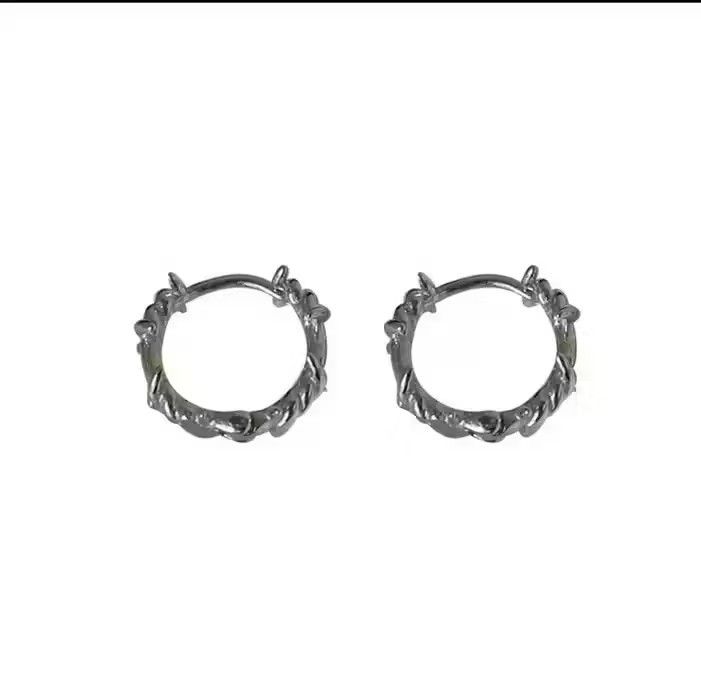 Designer × Vintage 925 silver Retro vintage earring 1 pairs earrings Size ONE SIZE - 3 Thumbnail