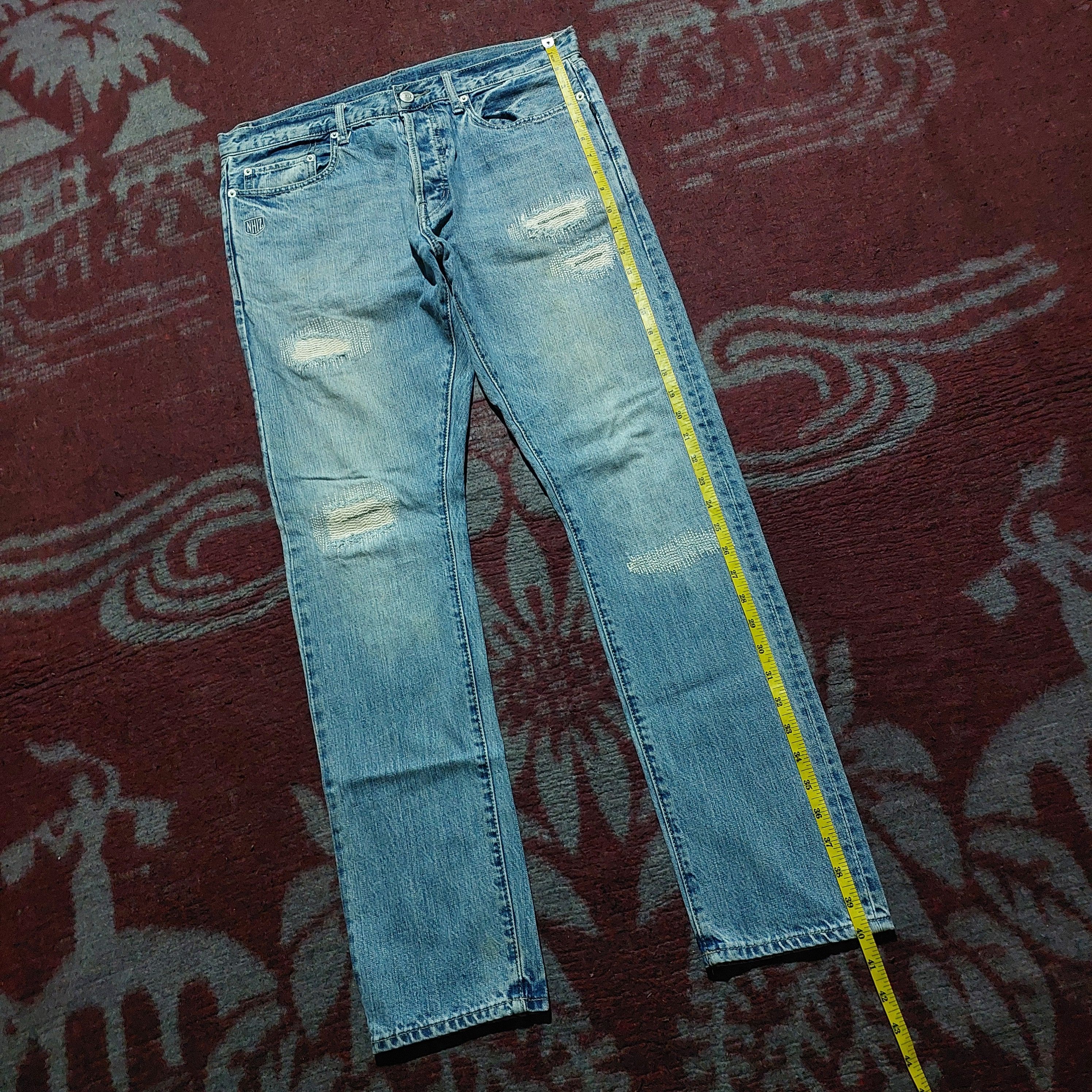 Neighborhood Vintage Izzue plus Neighborhood Distressed blue denim Size US 32 / EU 48 - 15 Thumbnail